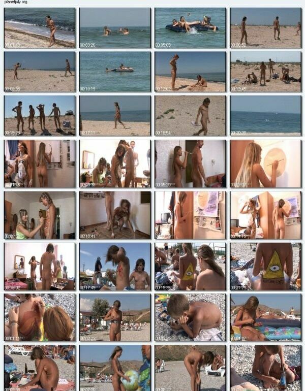 Nudist Family Video HD - A little dash of the brush