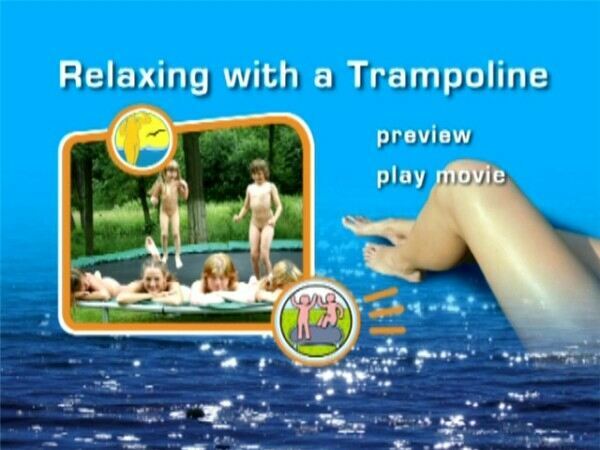 Relaxing wiht a Trampoline-Naturist Freedom