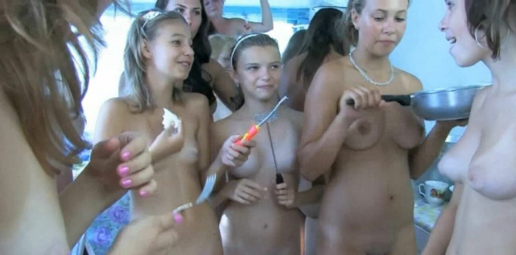 The first day school of young Ukrainian naturists