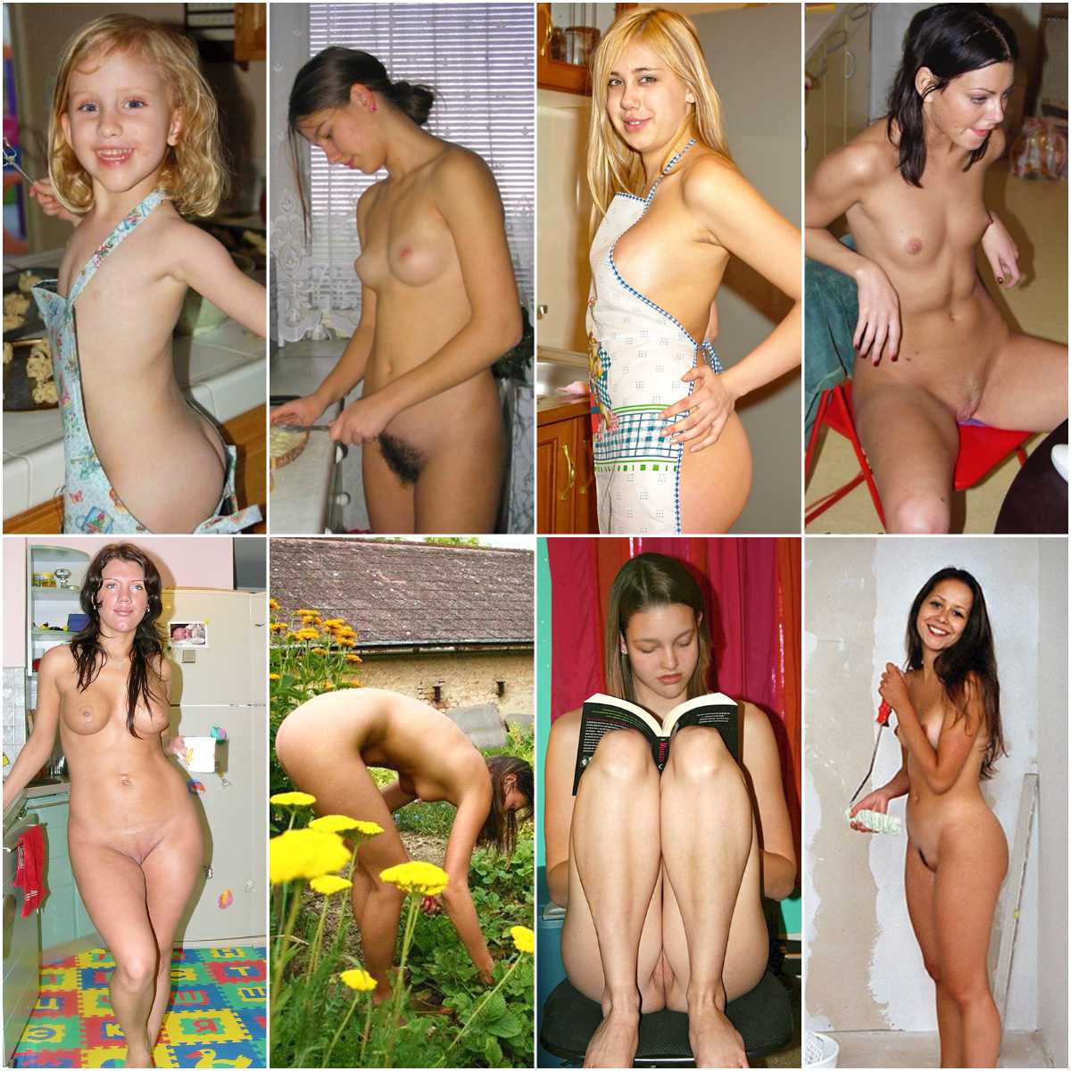 Nudists housewives - amateur photos
